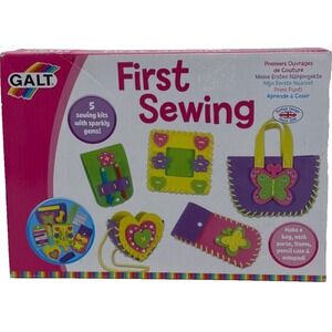 First Sewing by Galt with 5 Sewing Kits & Sparkly Gems!